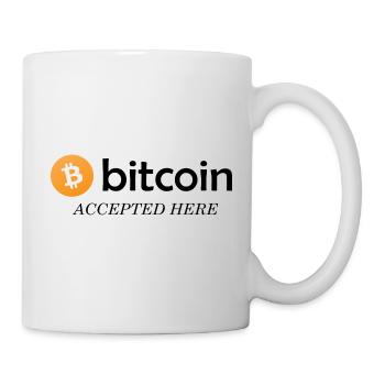 Bitcoin Accepted Here - Mug - white - Right