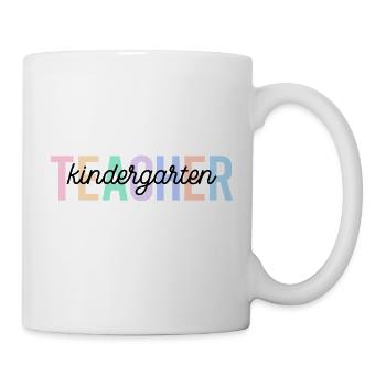 Lehrer Kindergarten zurück zur Schule - Tasse - Weiß - Rechts