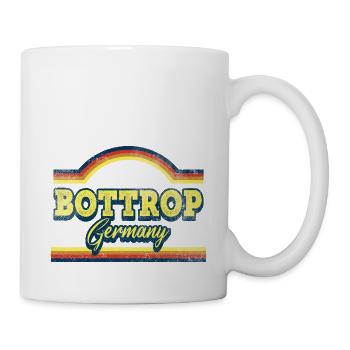 Bottrop Germany City Font Vintage Retro - Mug - white - Right
