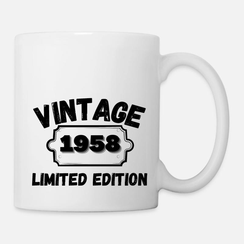 Vintage 1958 Limited Edition 64th Birthday - Mug - white