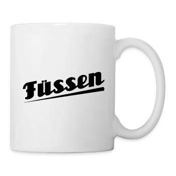 Füssen - Textdesign mit Stadtnamen - Tasse - Weiß - Rechts