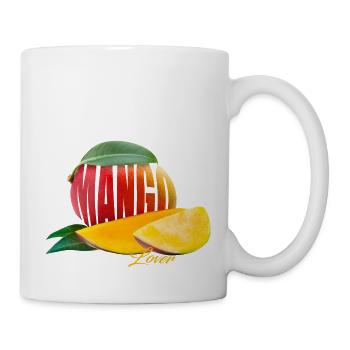 Mango Lover - Das Obst mit Urlaubsfeeling - Tasse - Weiß - Rechts