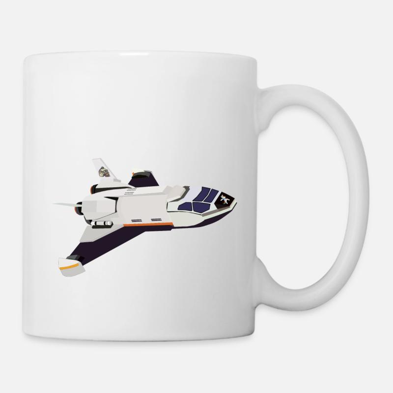 Space Shuttle Flug - Tasse - Weiß