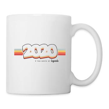 2020 Die Geburt der Legenden - Tasse - Weiß - Rechts