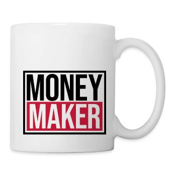 Logo Money Maker Shield - Mug - white - Right