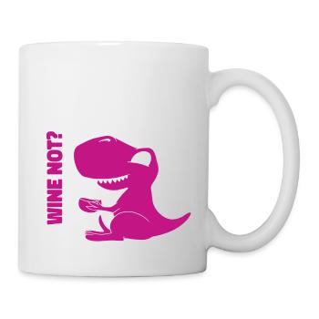 Vin Pas? Dino - Mug blanc - blanc - Droite