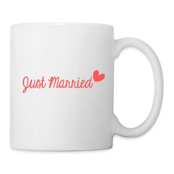 ES LEBE DIE MARYS. JUNGGESELLINNENABSCHIED. VALENTINSTAG. ICH LIEBE DICH. - Tasse - Weiß - Rechts