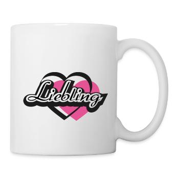Kosenname Liebling Herz - Tasse - Weiß - Rechts