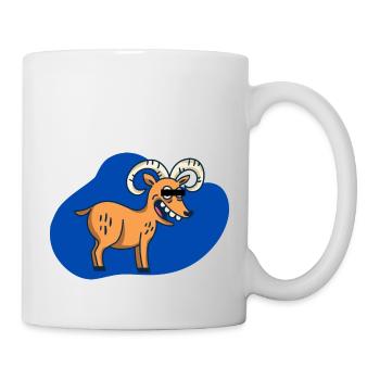 Cartoon Bock - Mug - white - Right