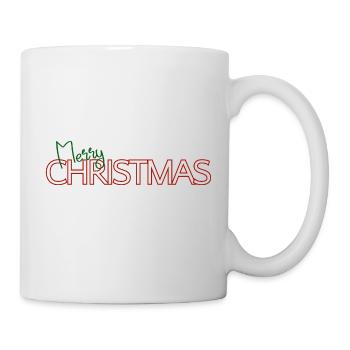 Merry Christmas - Tasse - Weiß - Rechts