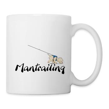 Mantrailing3 2 - Tasse - Weiß - Rechts