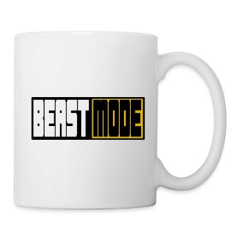 Beast Mode - Tasse - Weiß - Rechts