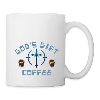Coffee - Spruch - Tasse - Weiß - Rechts