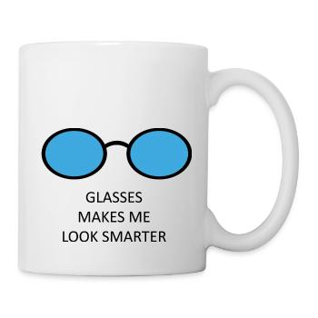 Brille - Tasse - Weiß - Rechts