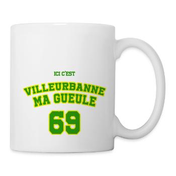 T-shirt personnalisé Villeurbanne 🏀 ⭐ Rhône Lyon - Mug blanc - blanc - Droite