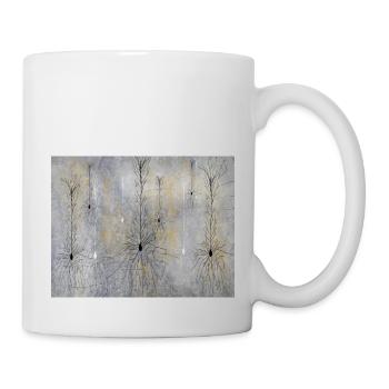 Neuronales Netzwerk - Tasse - Weiß - Rechts
