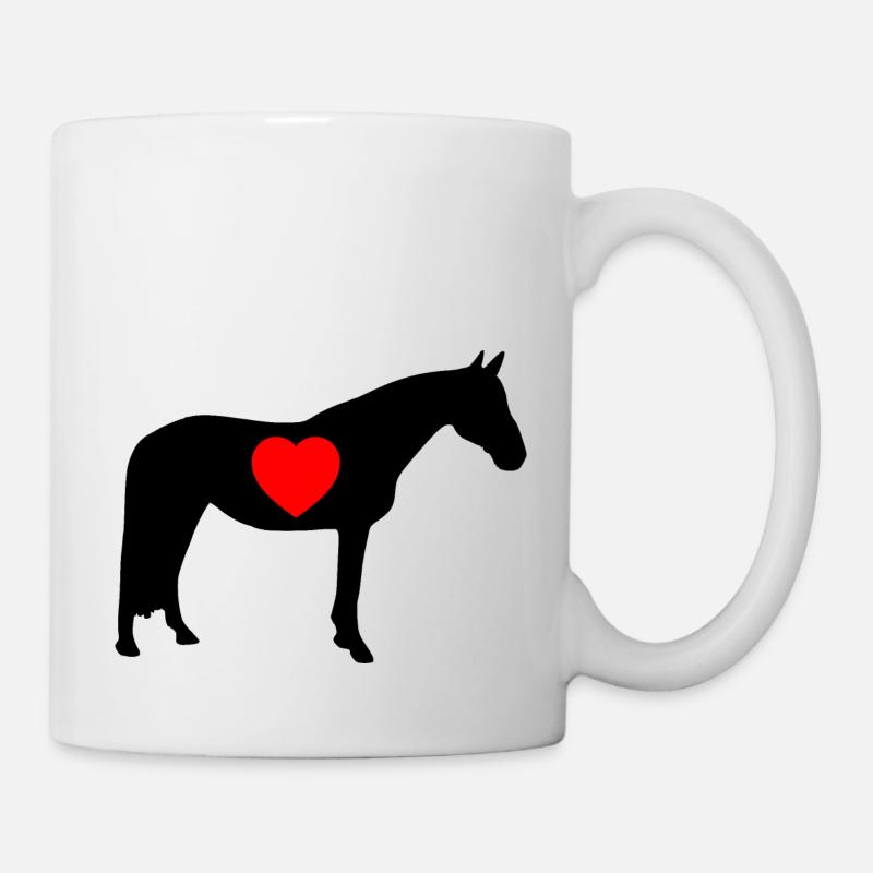 Cheval - Mug blanc - blanc
