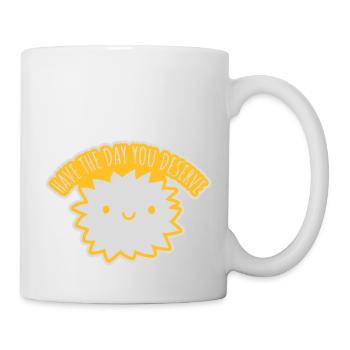 the day you deserve - Mug - white - Right