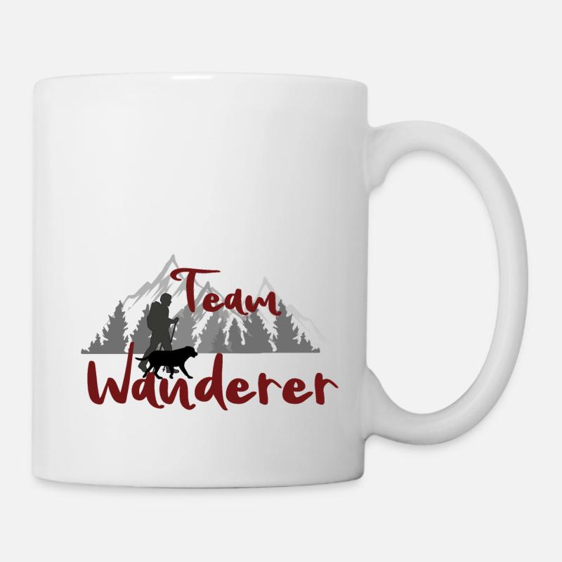 Team Wanderer Mann - Mug - white
