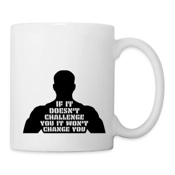Séance d’entraînement Fitness Motivation Citation - Mug blanc - blanc - Droite