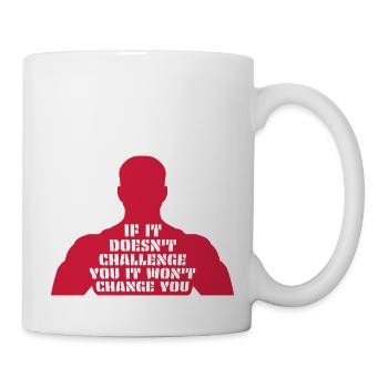 Workout Fitness Motivation Quote - Mug - white - Right