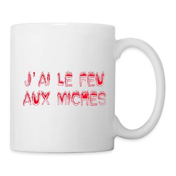 feu - Mug blanc - blanc - Droite