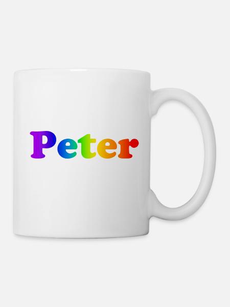 Peter - Tasse - Weiß