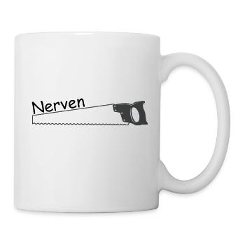 Nervensäge - Tasse - Weiß - Rechts