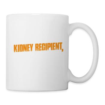 Receveur de rein, je cours sur des pièces de rechange 14 - Mug blanc - blanc - Droite