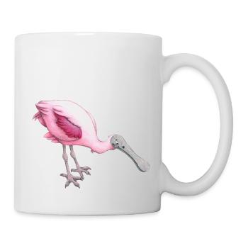 rosa Löffler - Tasse - Weiß - Rechts