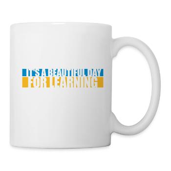 beautiful day for learning - Mug - white - Right