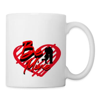 Be Mine Valentinstag - Tasse - Weiß - Rechts