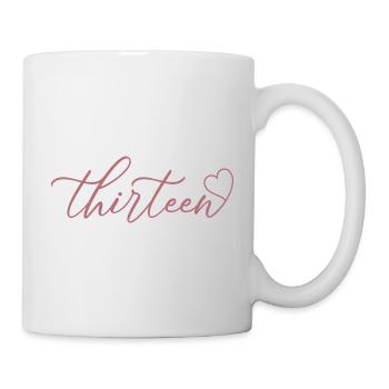 Mignon cadeau d’anniversaire 13 ans 13 ans - treize - Mug blanc - blanc - Droite