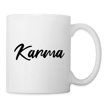 Karma Fate Faith Yoga Karma - Mug - white - Right