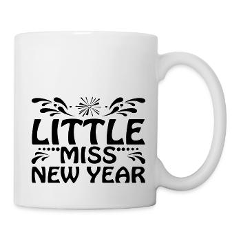 Little Miss New Year - Tasse - Weiß - Rechts