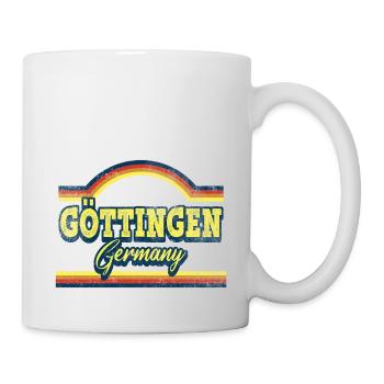 Göttingen Allemagne City Font Vintage Rétro - Mug blanc - blanc - Droite