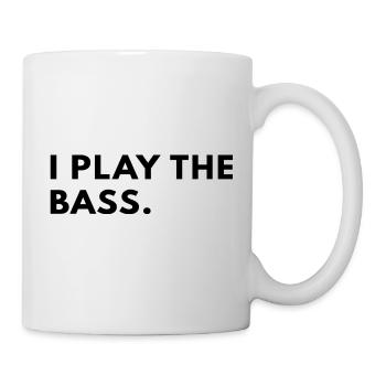 i play the bass - Mug - white - Right