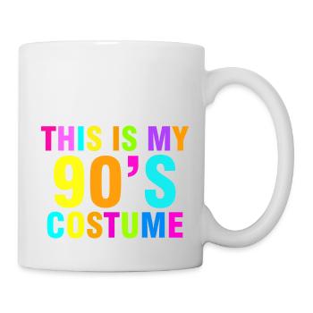 This Is My 90 s Costume retro vintage - Mug - white - Right