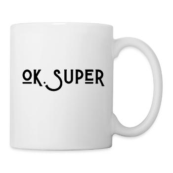 Ok Super - Mug blanc - blanc - Droite