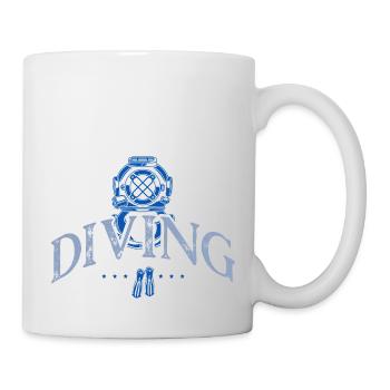 Diving scuba diving - Mug - white - Right