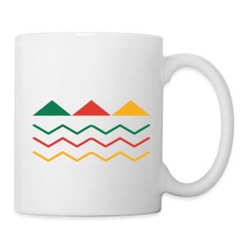 Rune Symbol Geschenk Ornament ethnisch Spirit Art - Tasse - Weiß - Rechts