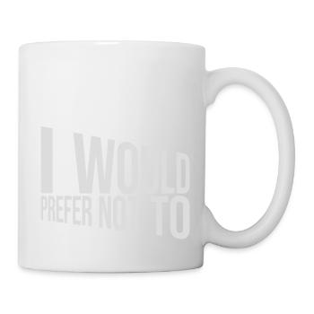 I prefer not to - Mug - white - Right
