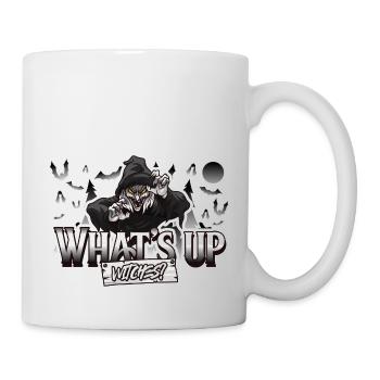 halloween Hexe mit lustigen Spruch - Tasse - Weiß - Rechts