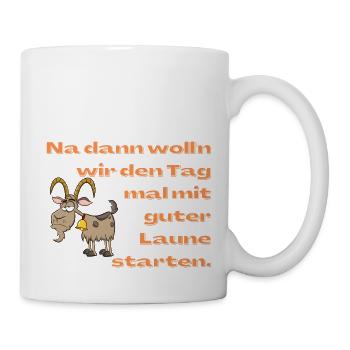 Good mood into day 3 - Mug - white - Right