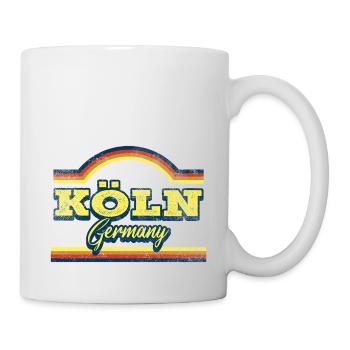 Cologne Allemagne City Font Vintage Retro - Mug blanc - blanc - Droite
