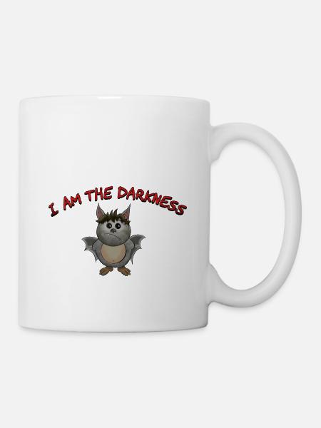 Tribas die kleine Fledermaus (Je suis les ténèbres) - Mug blanc - blanc