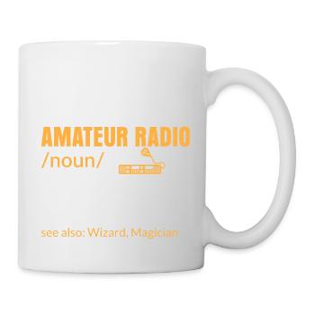 Amateur Radio A Hobby Enthusiast Operator - Tasse - Weiß - Rechts