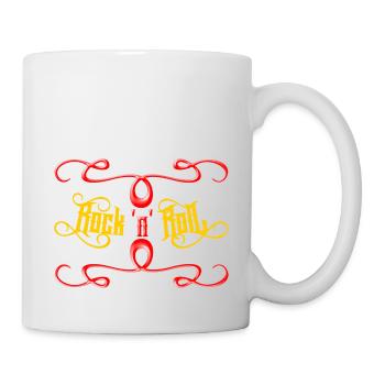 Rock'n'roll pour toujours rockabilly - Mug blanc - blanc - Droite
