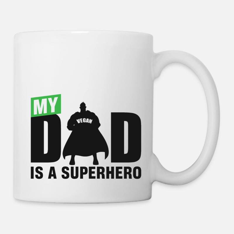 Mon père est un super-héros - Mug blanc - blanc
