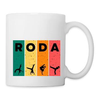 T-shirt RODA | Capoeira Design - Mug blanc - blanc - Droite